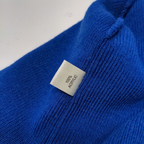 Vintage NFL Blue White Colts Beanie Hat Shane Co. Official Jeweler Embroidered - Picture 12 of 13